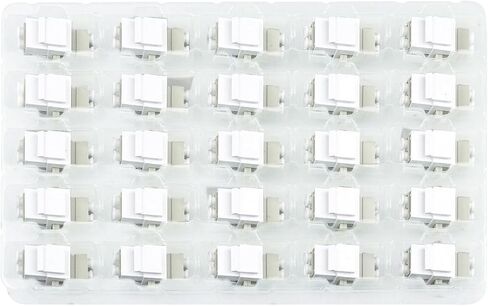 25-Pack LC Fiber Optic Coupler Keystone Jack Modular for Patch Panels and Wall Plates Fiber Optic Cable Adapter LC Duplex Multimode in Saudi Arabia