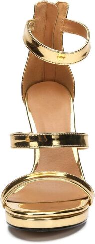 MAIERNISI JESSI Unisex Men's Women's Strappy Heels, Stiletto High Heel Dress Pump Sandals in Kuwait