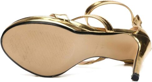 MAIERNISI JESSI Unisex Men's Women's Strappy Heels, Stiletto High Heel Dress Pump Sandals in Kuwait