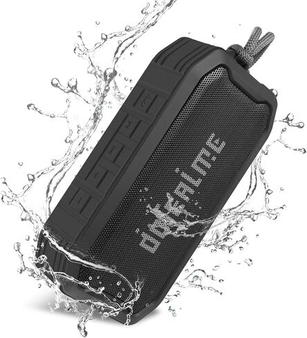 IPX7 Waterproof Bluetooth Speaker,Portable Wireless Speaker 10H Playtime,Bluetooth 5.0 Outdoor Speaker,TWS Pairing for Outdoor,Home,Beach,Travel in Saudi Arabia