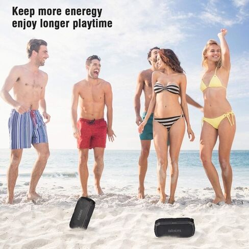 IPX7 Waterproof Bluetooth Speaker,Portable Wireless Speaker 10H Playtime,Bluetooth 5.0 Outdoor Speaker,TWS Pairing for Outdoor,Home,Beach,Travel in Saudi Arabia
