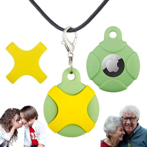 AirTag Necklace Kids- Hidden AirTag Holder for Kids, Air Tag Case | Adjustable Air Tag Necklace for Kids, Adults in Saudi Arabia