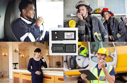 Nozza GP300 HNN9626 HNN9628B، HNN9628A 7.5V 1800mAh Ni-MH استبدال بطارية راديو ثنائية الاتجاه متوافقة مع Motorola CP250، GP308، GP600، GTX800، GTX900، PTX600، PRO3150، P080، P040، LTS2000، LCS2000 in Kuwait