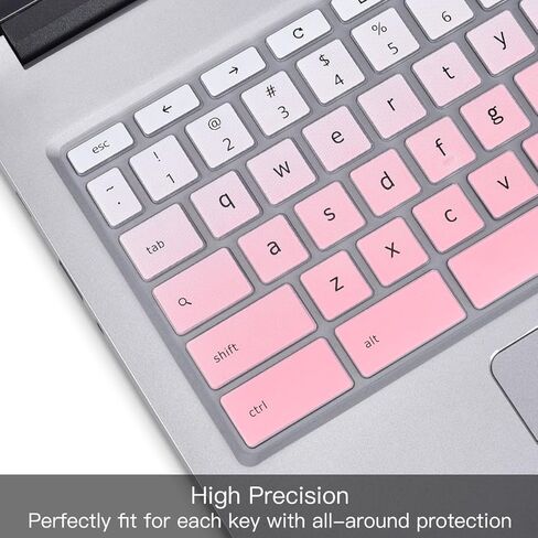 غطاء لوحة المفاتيح لجهاز Acer Chromebook 315 CB315 & Acer Chromebook 715 CB715 15.6 بوصة مع لوحة مفاتيح رقمية، Acer Chromebook 317 CB317 17.3 بوصة واقي لوحة المفاتيح، أسود in Kuwait