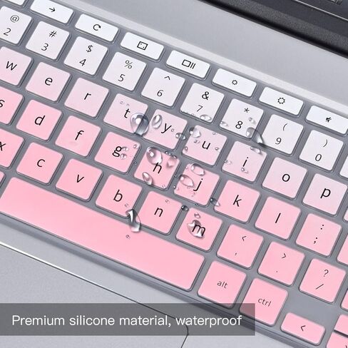 غطاء لوحة المفاتيح لجهاز Acer Chromebook 315 CB315 & Acer Chromebook 715 CB715 15.6 بوصة مع لوحة مفاتيح رقمية، Acer Chromebook 317 CB317 17.3 بوصة واقي لوحة المفاتيح، أسود in Kuwait