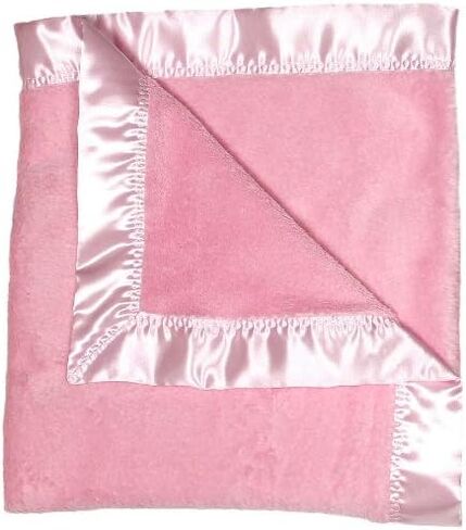 Raindrops Flurr Receiving Blanket, Pink in Kuwait