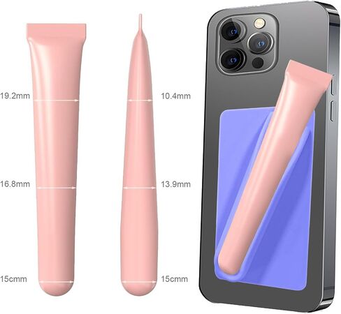 Silicone Lip Gloss Phone Case, Lip Holder for Back of Cell Phone Sleeve, Stylish and Convenient Grip-On Silicone Lip Balm Case for Most Smartphones (Purple) in Saudi Arabia