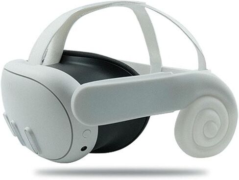 أغطية أذن من السيليكون لسماعات الرأس Meta Quest 3 VR لتحسين صوت سماعة الرأس، غطاء تمديد سماعة الرأس Quest 3 Accessories (أبيض، زوج واحد) in Saudi Arabia