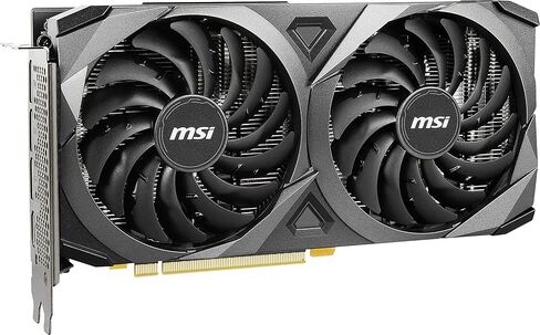 MSI Gaming GeForce RTX 3050 8GB GDRR6 Boost Clock: 1807 MHz 128-Bit HDMI/DP PCIe 4 Torx Twin Fans Ampere OC Graphics Card (RTX 3050 Ventus 2X 8G OC) in Saudi Arabia