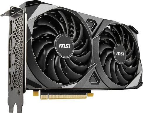 MSI Gaming GeForce RTX 3050 8GB GDRR6 Boost Clock: 1807 MHz 128-Bit HDMI/DP PCIe 4 Torx Twin Fans Ampere OC Graphics Card (RTX 3050 Ventus 2X 8G OC) in Saudi Arabia