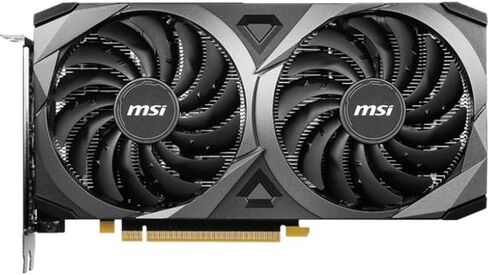 MSI Gaming GeForce RTX 3050 8GB GDRR6 Boost Clock: 1807 MHz 128-Bit HDMI/DP PCIe 4 Torx Twin Fans Ampere OC Graphics Card (RTX 3050 Ventus 2X 8G OC) in Saudi Arabia