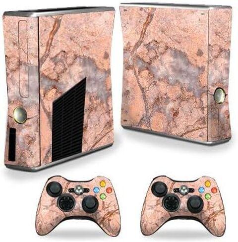 MightySkins Skin Compatible with Xbox 360 S Console - Stormy Marble | Protective, Durable, and Unique Vinyl Decal wrap Cover | Easy to Apply, Remove, and Change Styles | Made in The USA in Saudi Arabia