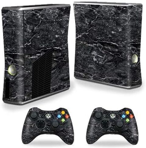 MightySkins Skin Compatible with Xbox 360 S Console - Stormy Marble | Protective, Durable, and Unique Vinyl Decal wrap Cover | Easy to Apply, Remove, and Change Styles | Made in The USA in Saudi Arabia