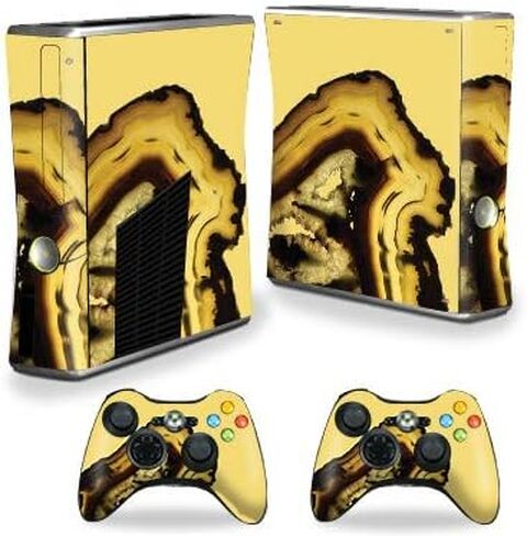 MightySkins Skin Compatible with Xbox 360 S Console - Stormy Marble | Protective, Durable, and Unique Vinyl Decal wrap Cover | Easy to Apply, Remove, and Change Styles | Made in The USA in Saudi Arabia
