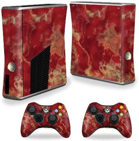 MightySkins Skin Compatible with Xbox 360 S Console - Stormy Marble | Protective, Durable, and Unique Vinyl Decal wrap Cover | Easy to Apply, Remove, and Change Styles | Made in The USA in Saudi Arabia