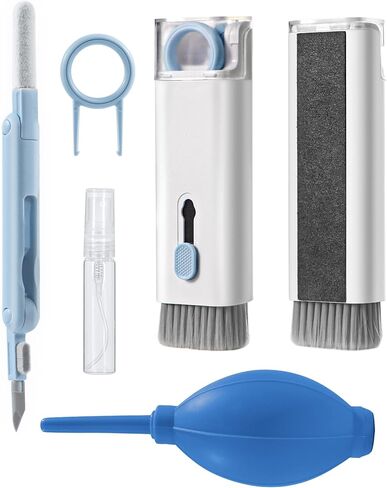 8-in-1 Electronic Cleaner Kit, BoYata Portable Cleaning Tools with Air Blower, Keyboard Cleaning Kit, Earbud Cleaner Kit, Screen Cleaner for Laptop/Keyboard/Computer/Earphone/Tablet/Airpod (NO LIQUID) in Kuwait
