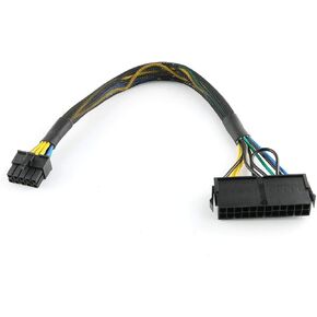 E-outstanding 24 Pin to 10 Pin ATX PSU Main Power Adapter Cable PC Power Supply Upgrade Manually Convert for PCs 30cm