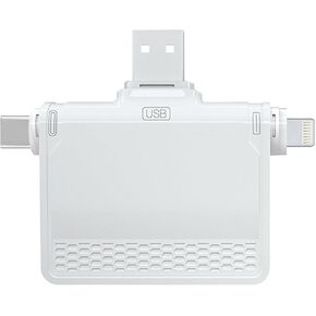 4-in-1 multi-function card reader for ios/Android/mac tracking camera viewer, support SD/TF, compatible with ios12 or above