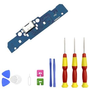 Galaxy Tab A 10.1 USB Charging Port Flex Cable Replacement for Samsung Galaxy Tab A 10.1 T510 Type-C Charger Dock Board Flex Cable Connector Repair Part with Tools SM-T510 SM-T515