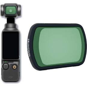 Magnetic Polarized & Black Diffusion 1/4 Filter Compatible with DJI Osmo Pocket 3,Ultra Slim Frame & HD Optical Glass