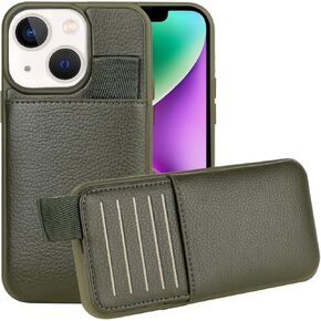 LAMEEKU Compatible with iPhone 15 Pro Max Wallet Case with Card Holder,Leather Credit Card Slots Case, [RFID Blocking] Protective Phone Case TPU Bumper Cover for Apple iPhone 15 Pro Max 6.7'' Black