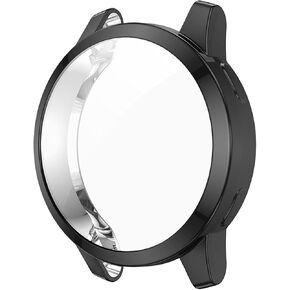 for Garmin Venu 2s TPU Protective Case Cover, Smartwatch Protective Case Cover Shell for Garmin Venu 2s/ Vivoactive 4s, Soft and Durable(TPU Black)