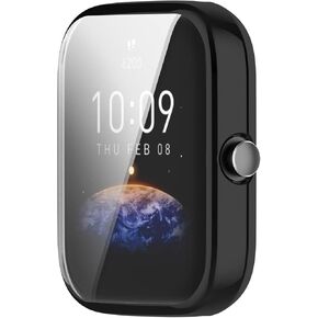 Compatible with Amazfit Bip 3 Case Cover, Ultra Slim Soft Screen Protector Full Cover Protective Case Accessories for Amazfit Bip 3&Bip 3 Pro Smartwatch (7-Pack)