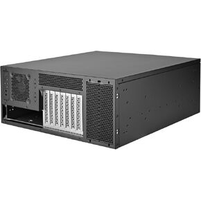 تقنية SilverStone RM46-502-I هيكل حامل قابل للتبديل 4U مع فتحات توسيع أمامية يمكن الوصول إليها، SST-RM46-502-I