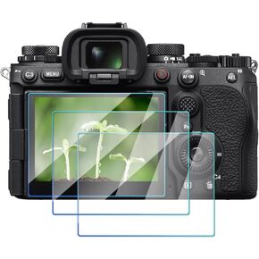 A9III Tempered Glass Compatible for Sony Alpha 9 III Mirrorless Camera, Anti-Scratch 9H Hardness Screen Protector (3 Pack)