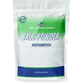 Talc Powder 453.5 Gm (1 Pound), Pure Talc Powder Bulk, Talc Powder for Hair, Talc Powder for Crafts, Talc Powder for Spray, Talc Powder for Waxing- Pack of 2