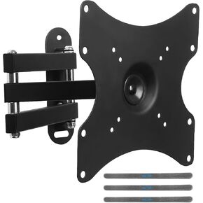 حامل جدار تلفزيون Suptek كامل الحركة قابل للتعديل لمعظم أجهزة تلفزيون بلازما LED LCD مقاس 15-42 بوصة حتى 55 رطلًا، VESA 75، 100، 200 مم، دوران، دوران، إمالة (MA2770-3260) in Kuwait