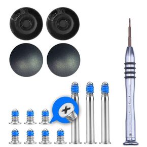 4 Pack Rubber Feet and Replacement Bottom Case Screws Screwdriver Kit Set Compatible with Mac Book Pro 13" 15" 17"A1278 A1286 A1297 (Not for Retina Display)