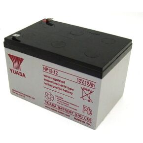 Yuasa Genuine NP12-12 12 Volt 12 AmpH SLA Battery with F2 Terminal