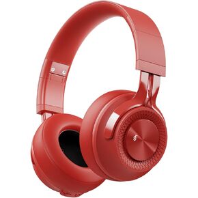 Bluetooth Headphones Over-Ear, 60H Playtime and with Low Latency Wireless Headphones with Microphone, HiFi Stereo Foldable Lightweight Headset, Deep Bass for Home Office (Beige)