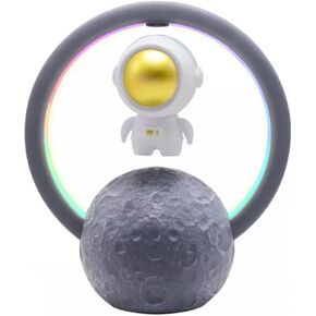 مكبر صوت مغناطيسي بلوتوث 5.0، دوران 360 درجة 7 ألوان لاسلكية عائمة أدوات تقنية رائعة لديكور المنزل والمكتب in Kuwait