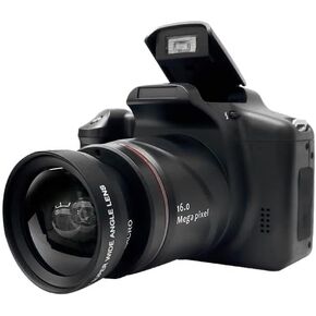 4-inch LCD Screen 720P Digital Camera 16x Digital Zoom Compact Camera Suitable for Beginners, Teenagers, Students, Seniors, Travel and Photography (Black)