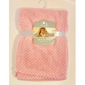 Adirondack Baby Soft & Shimmery Baby Blanket (Pink)