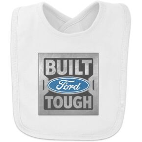 GRAPHICS & MORE Ford Built Ford Tough Baby Bib