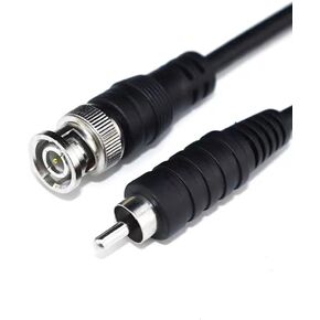 BNC Male to RCA Male Adapter Cable 75 Ohm Coaxial Composite Video Connector Jack Converter Adaptor Composite Video Cable