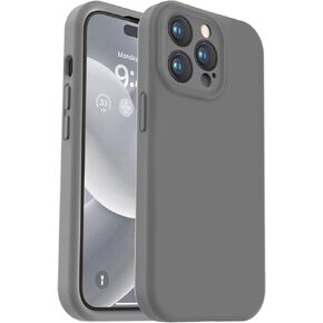 Designed for iPhone 14 Pro Max Case, Premium Silicone with [Camera Protection] [Anti-Scratch Microfiber Lining] Shockproof Phone Case for iPhone 14 Pro Max 6.7" - Black