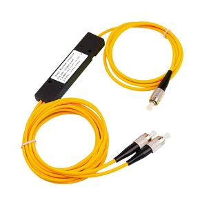 FC/UPC Fiber Optical Splitter 1x2(1 in 2 Out) Singlemode Fiber Pigtail for Network signal Distribution