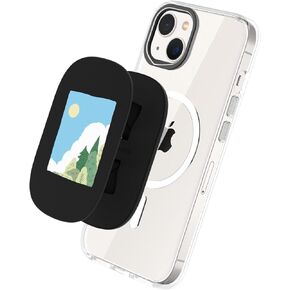 RHINOSHIELD GRIPMAX متوافق مع MagSafe - مقبض وحامل وحامل سيلفي للهواتف والحافظات، قابل لإعادة الوضع ومتين، أفضل مع حافظات هاتف RHINOSHIELD لـ MagSafe - غابة هادئة in Kuwait