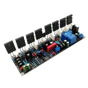 New Upgraded Version Mono 400W Tube 2SC5200+2SA1943 20V-90V HiFi High Power Audio Amplifier Board with Speaker Protect