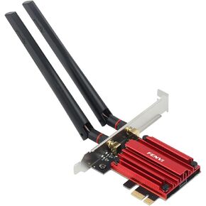 WiFi 7 PCIe WiFi Card with BT 5.4, BE200 Wireless Network Adapter for Desktop PC, 2.4GHz/5GHz/6GHz, Up to 8774Mbps, with Antenna and Low Profile Bracket, Supports Win 11/10(64 bit)