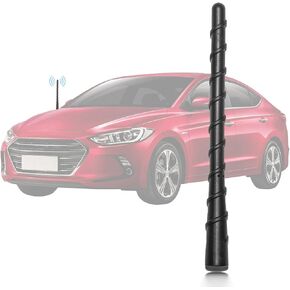 Anina Antenna Mast for Kia Soul Sedona Sportage Borrego Sorento,for Hyundai Antenna Santa Fe Tucson Accent Elantra 7 Inch Spiral Aerial FM/AM Signal Reception fit Part 962632B000 962632E220 962632F000