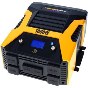 PowerDrive Plus PWD1000P 1000 Watt Wireless Power Inverter with Bluetooth(R) Technology and Remote Control