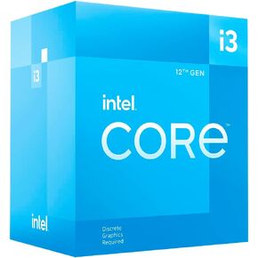 Intel Core i3-12100F 12th Generation Desktop Processor (Base Clock: 3.3GHz, 4 Cores, LGA1700, RAM DDR4 and DDR5 up to 128GB) BX8071512100F