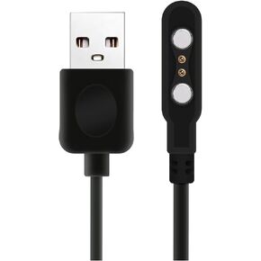 Smart Watch Charger Cable, Magnetic SmartWatch Accessories Charger Cable 2 Pin Cord, Charger Contact pin spacing 2.84 mm for Smart Watch, Fitness Tracker