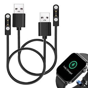 Smart Watch Cables Compatible with Donerton uaue T50S 1.85" Smart Watch, 2-Pack