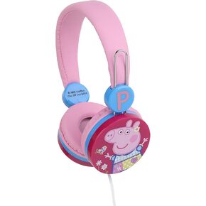 Peppa Pig Over The Ear Headphones HP1-01057 | Soft and Cushioned Ear Pieces to Fit Any Size, Adjustable Headband Headphones, Great Sound, Volume Limiting Technology, Model Number: HP1-01708